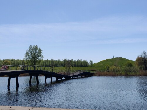 Fuß- und Radverkehrsbrücke nähe Rotterdam
