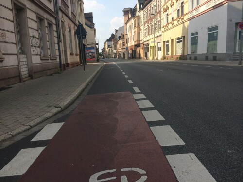 In Essen, ausnahmsweise ohne Falschparker...