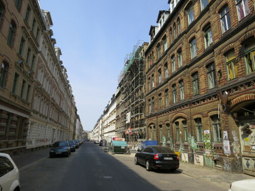 Endersstraße in Leipzig.