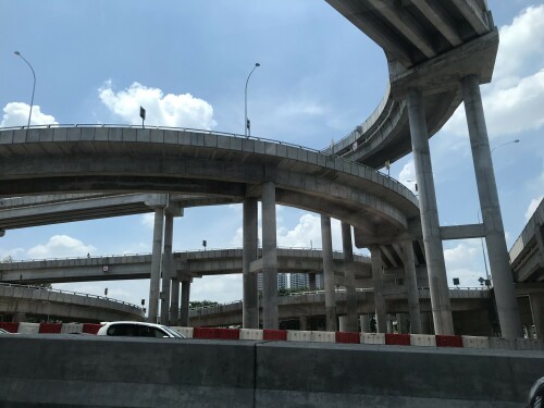 Straßenbrücken Knotenpunkt Subang Jaya, Malaysia