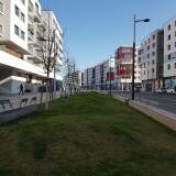 die-sonnenallee-in-der-wiener-seestadt-aspern-und-das-studentenwohnheim-green-house