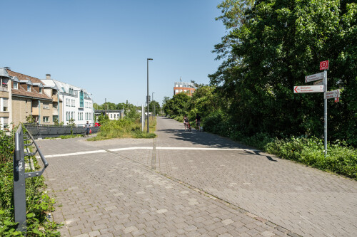 Radschnellweg RS1 - Mülheim an der Ruhr - Rampe zum Hauptbahnhof