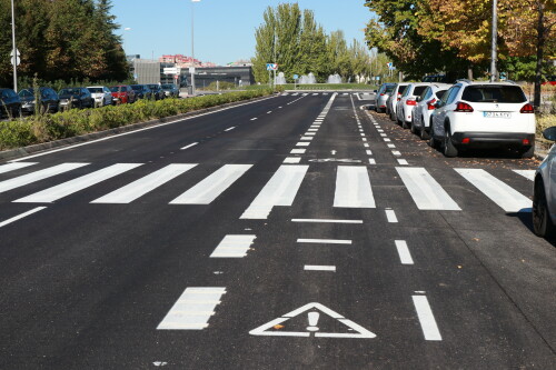 bike lane - crosswalk