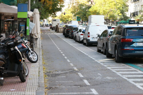 Bike lane (Madrid)