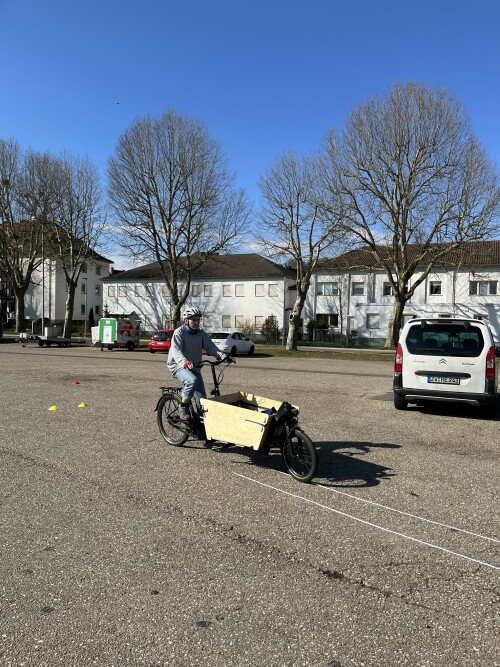 ... auch mit dem Lastenrad