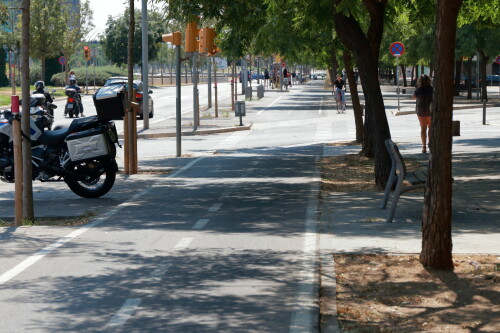 bike lane Barcelona