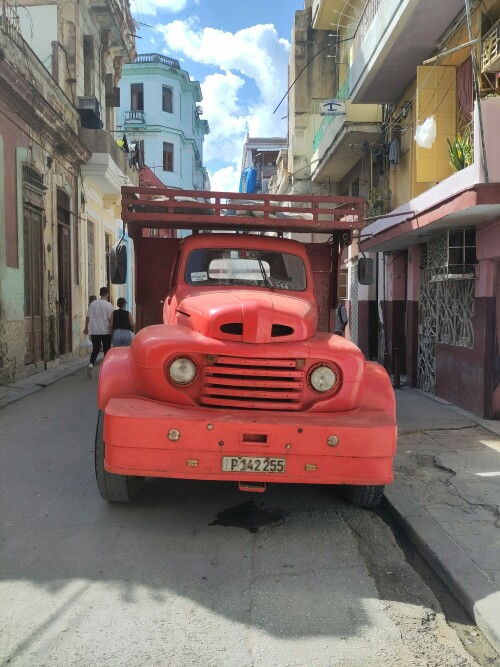 LKW, Truck, Güterverkehr, Havanna, Kuba, Oldtimer